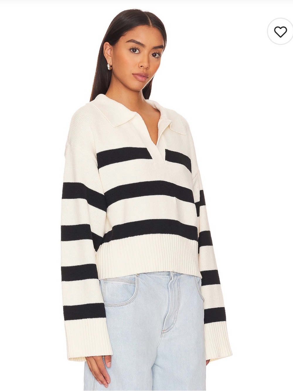 Tatia Sweater in white and black - Picture 2 of 7